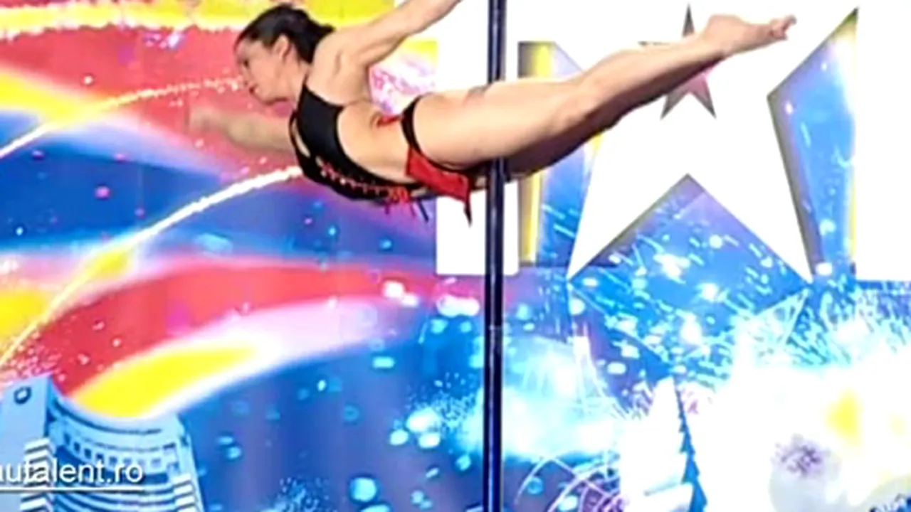 Gimnastică la bară cu Mădălina, la 