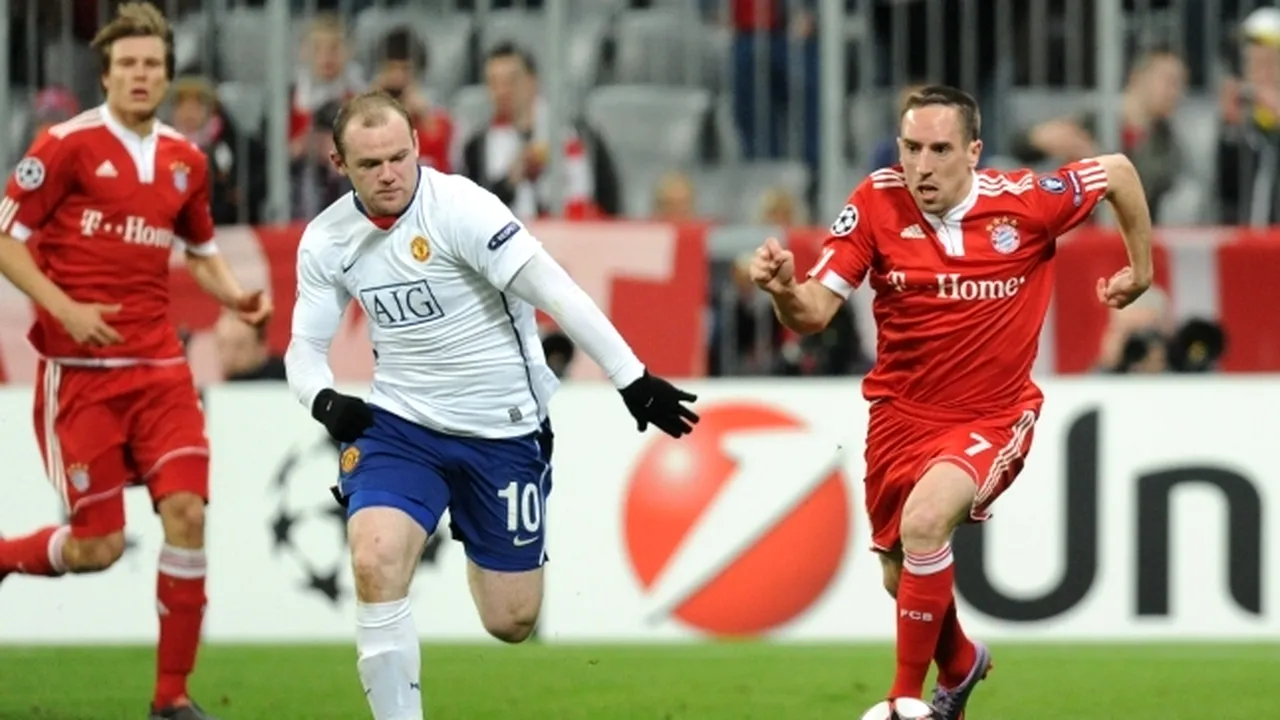 Bayern Munchen - Manchester United, scor 2-1, în prima manşă a sferturilor Ligii Campionilor