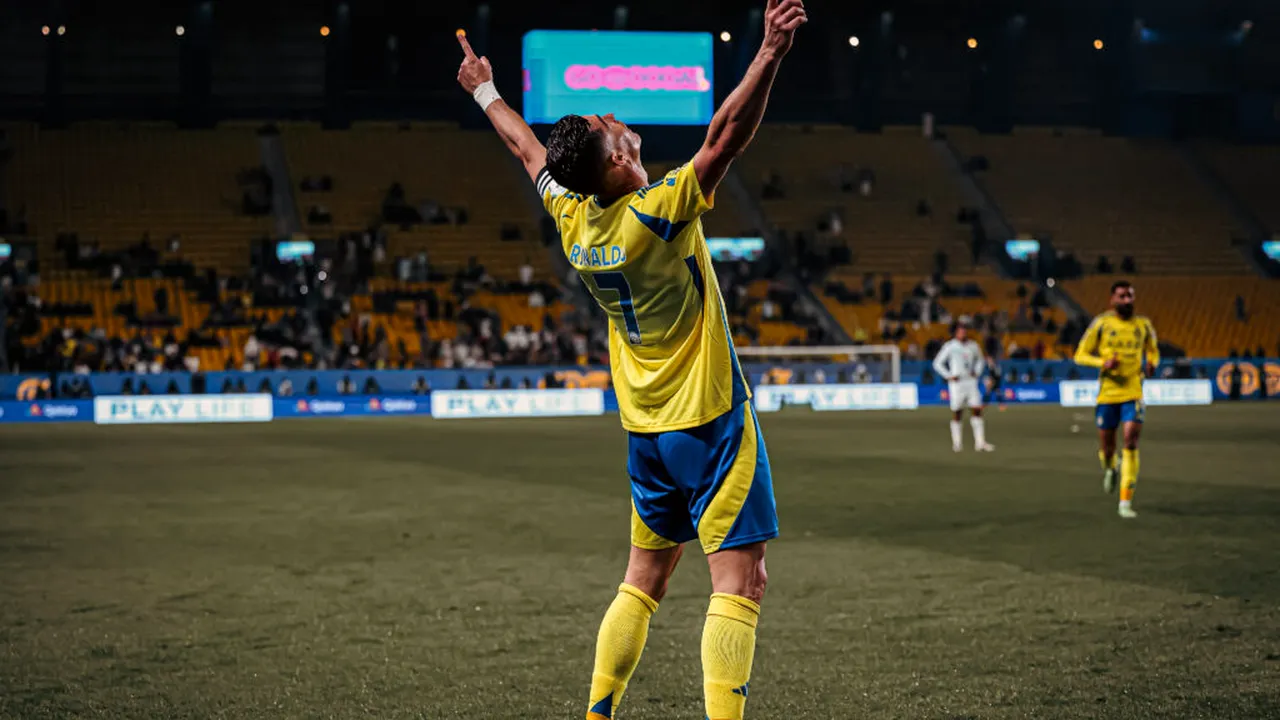Cristiano Ronaldo reușește o dublă și conduce Al Nassr la titlu în Arabia Saudită