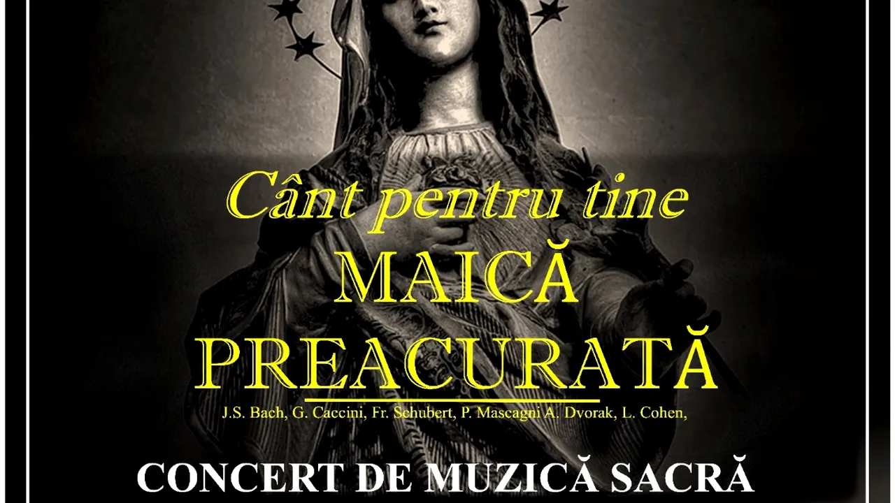 Concert de muzică sacră la Biserica Catolică din Sinaia: „Cânt pentru tine Maică Preacurată”