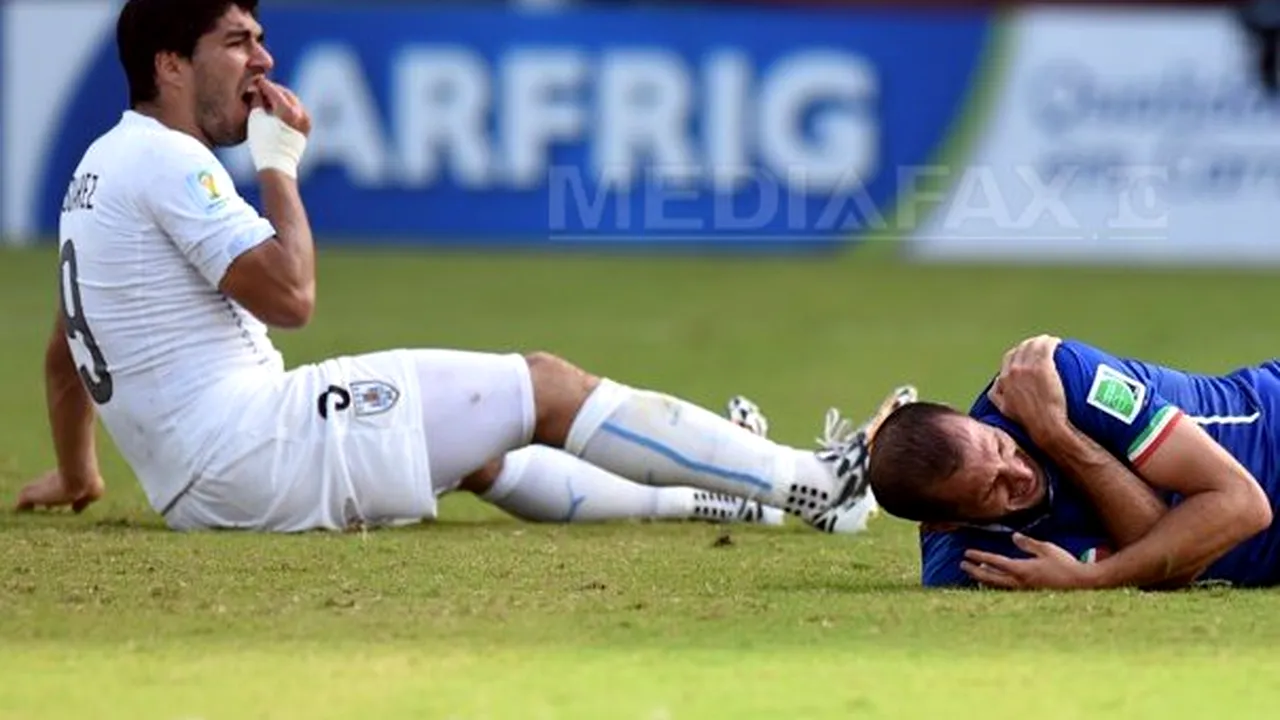 Pariuri: 167 de persoane au mizat pe faptul că Luis Suarez va muşca pe cineva la CM