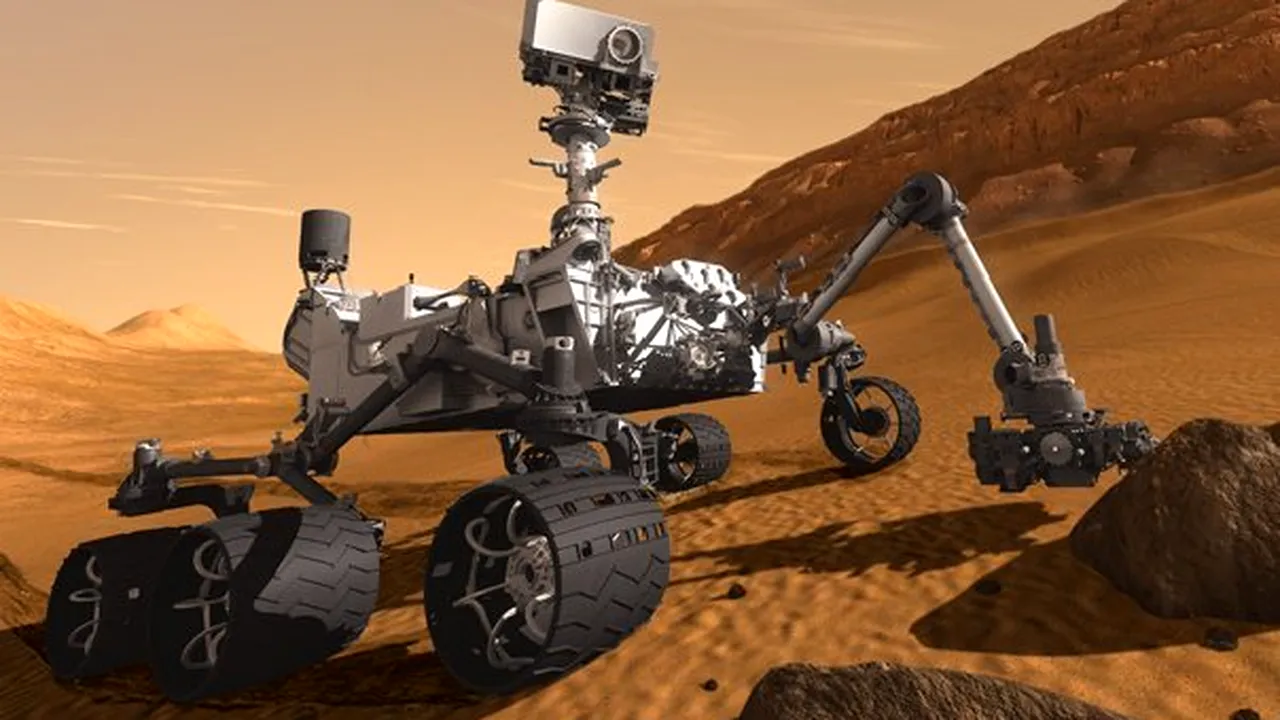 Roverul Curiosity a colectat probe de praf de rocă de pe Marte