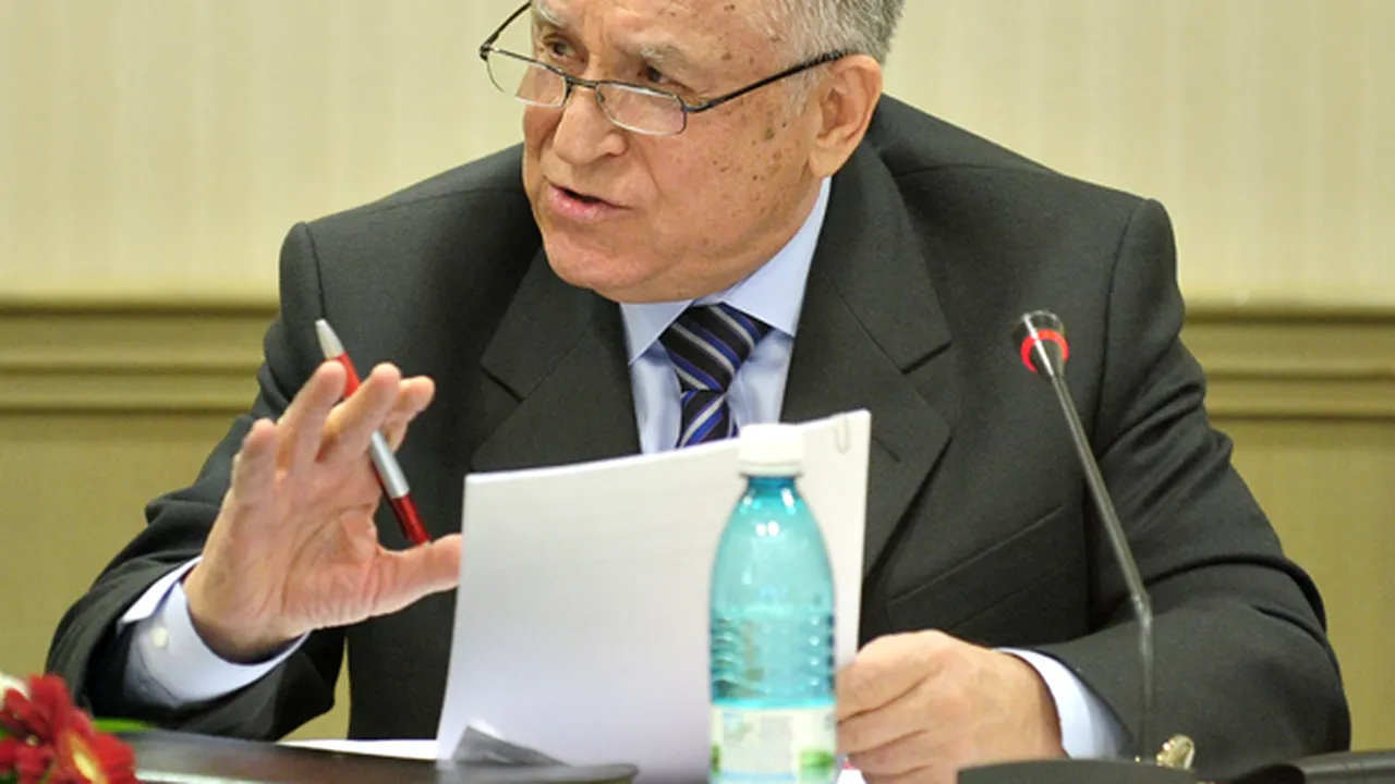 Iliescu:Anticipatele nu sunt uşor de provocat,iar partidele din Opoziţie nu s-ar angaja la guvernare