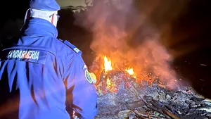 Electrocasnice puse pe foc în apropierea unei magistrale de gaz de o femeie din Bistrița / Amenda uriașă pe care a primit-o