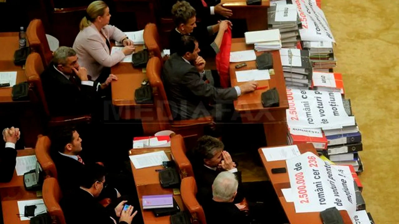 PSD şi PNL depun împreună noua moţiune de cenzură