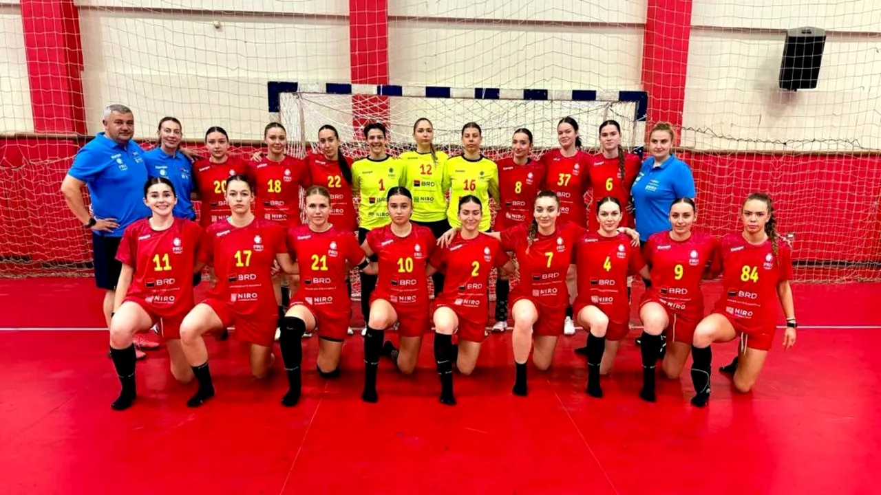 România învinge categoric Canada în primul meci de la Campionatul Mondial U20 de handbal feminin