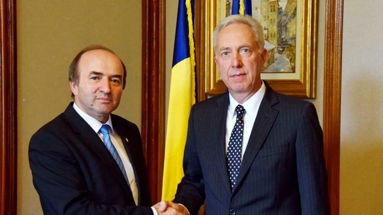 Întâlnirea dintre ministrul Justiţiei şi ambasadorul Hans Klemm, 