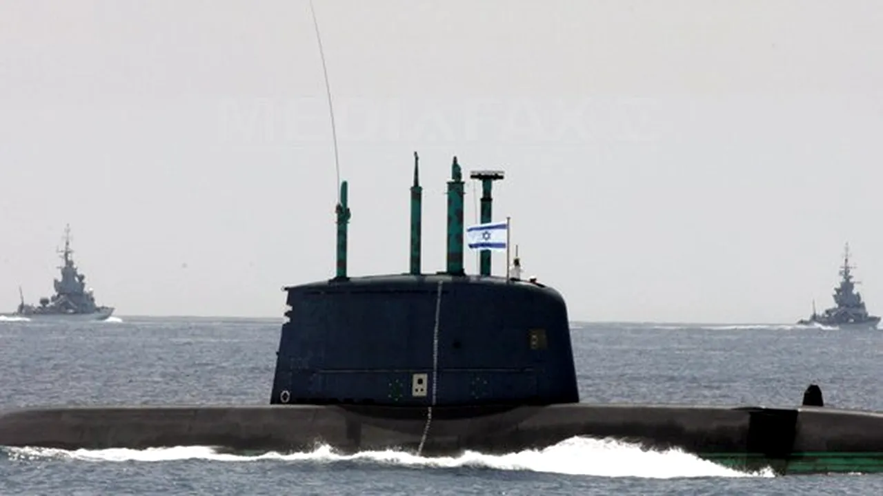 Israelul trimite trei submarine nucleare în largul coastelor Iranului
