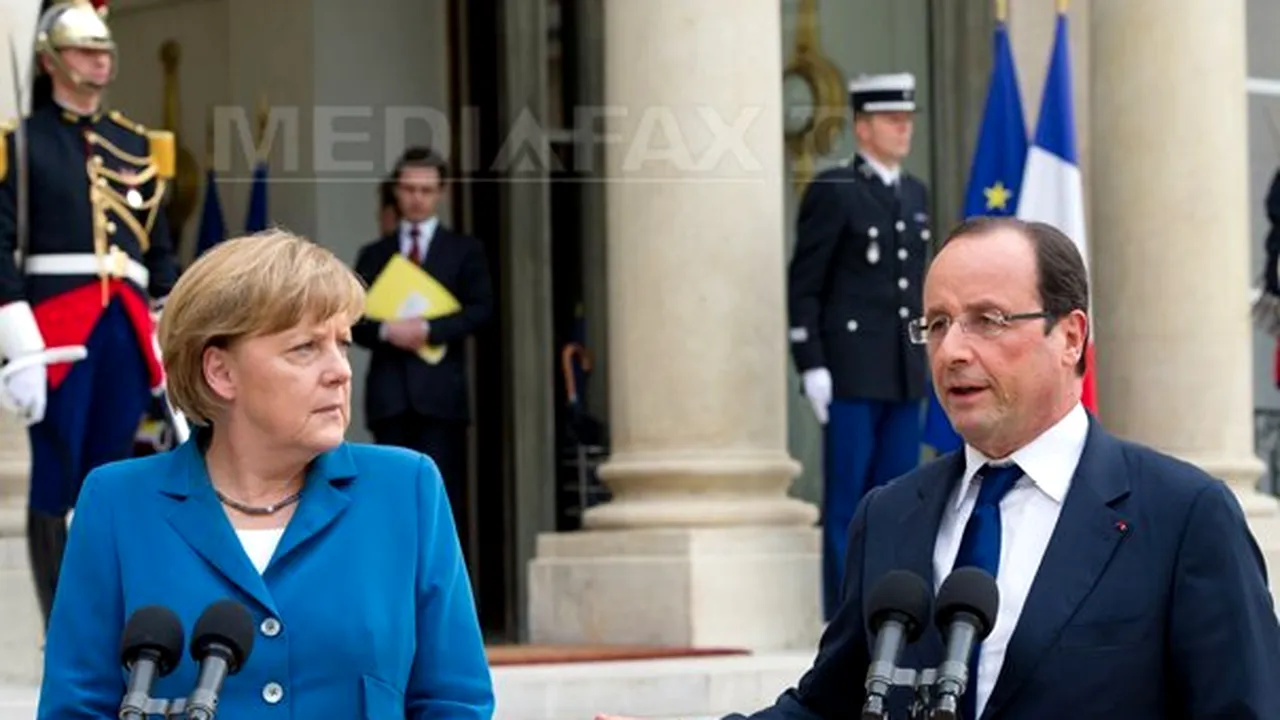 Parisul şi Berlinul doresc aprofundarea uniunii economice, în perspectiva uneia politice