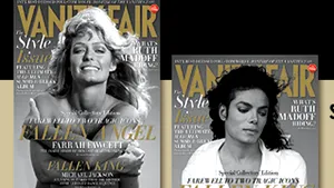 Farrah Fawcett şi Michael Jackson, omagiaţi de Vanity Fair
