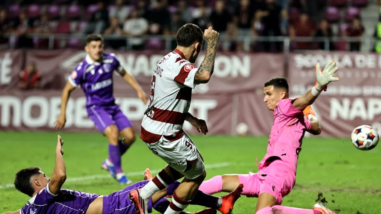 Fiul lui Dan Șucu, gol pentru Rapid în Giulești. Andrei Șucu a marcat la câteva secunde după ce a intrat pe teren