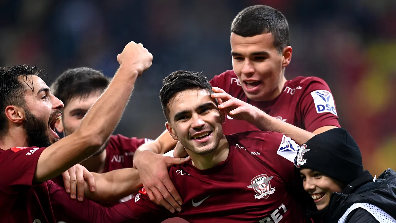 UTA Arad - Rapid Bucureşti, remiză cu gol egalizator al giuleştenilor marcat în ultimul minut de joc