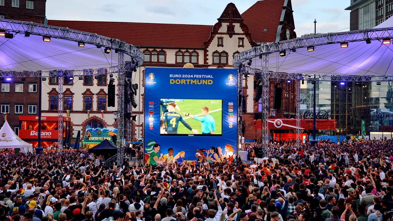 Euro 2024: Germania închide zonele pentru fani înainte de furtunile majore