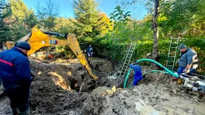 Avarie majoră pe conducta de apă care alimentează municipiul Bacău. Mai multe cartiere, fără apă / Măsurile anunțate de Primărie