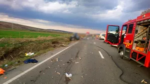 Patru persoane au murit, sâmbătă, în Vaslui, după un impact între un autoturism şi un atelaj 