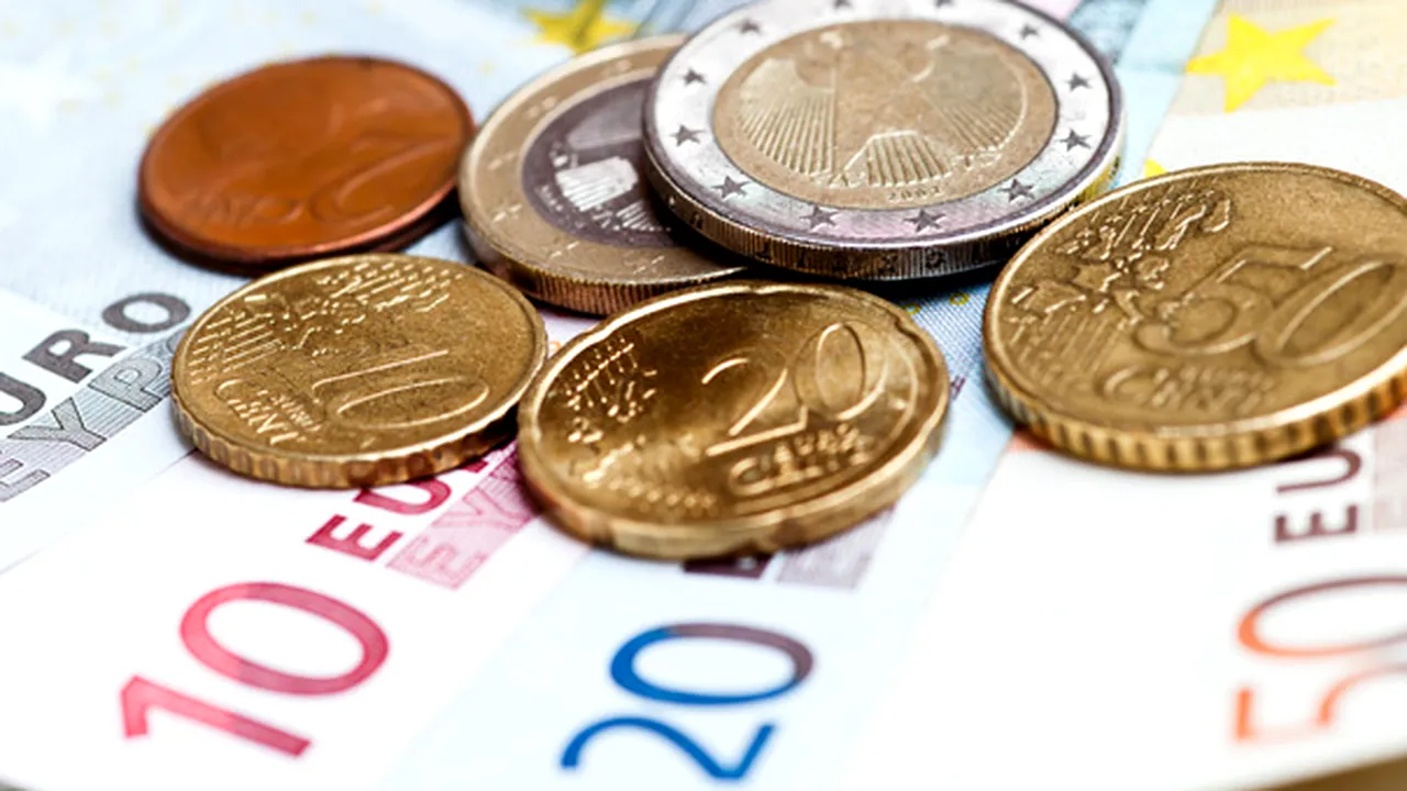 Cursul BNR a coborât la 4,4099 lei/euro, cel mai REDUS nivel din ultimele 10 luni