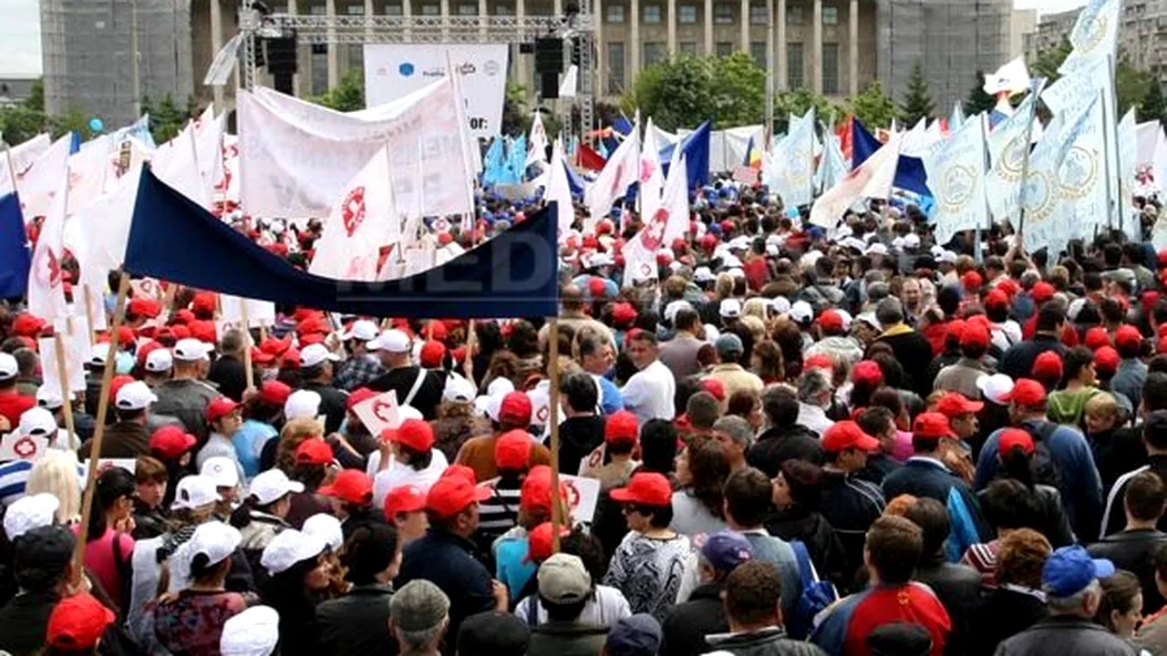 Peste 400.000 de angajaţi din educaţie şi administraţie, în grevă generală pe termen nedeterminat