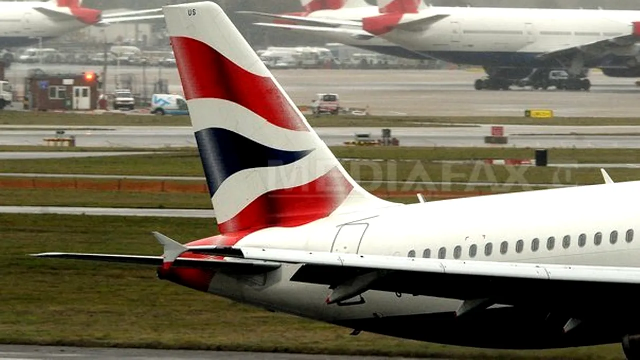 Trei curse British Airways, anulate pe Aeroportul Henri Coandă din Bucureşti