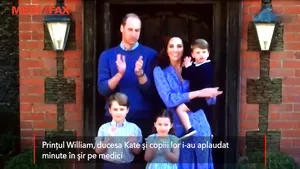 Prinţul William şi Ducesa Kate i-au aplaudat pe medicii care luptă împotriva noului coronavirus