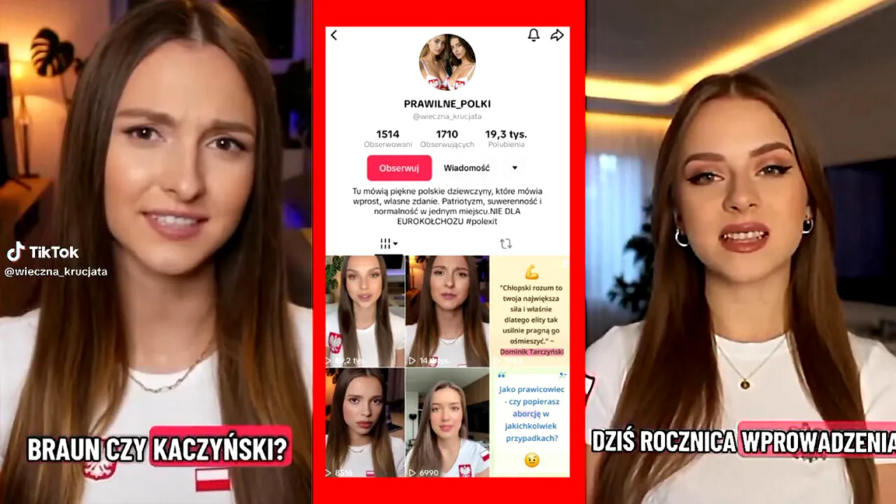 Videoclipuri cu tinere generate de AI, folosite pe TikTok pentru a promova ieșirea Poloniei din UE