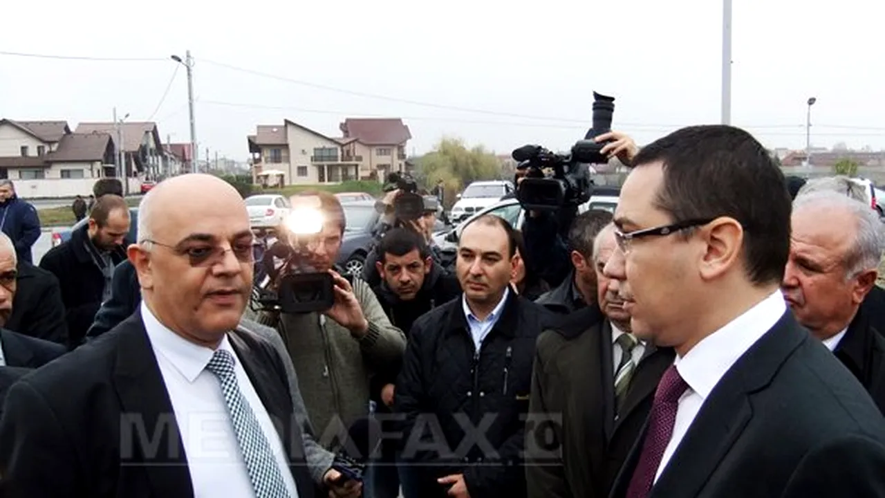Ponta şi Arafat au vizitat amplasamentul viitorului heliport de la Târgu Jiu