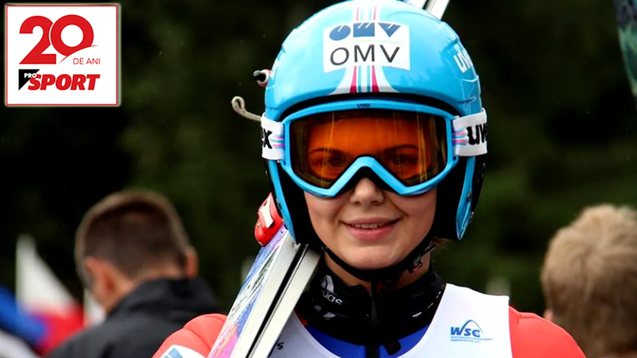 #20pentru20 PROSPORT | Daniela Haralambie, cea mai bună săritoare cu schiurile din România, zboară spre recorduri naţionale: 