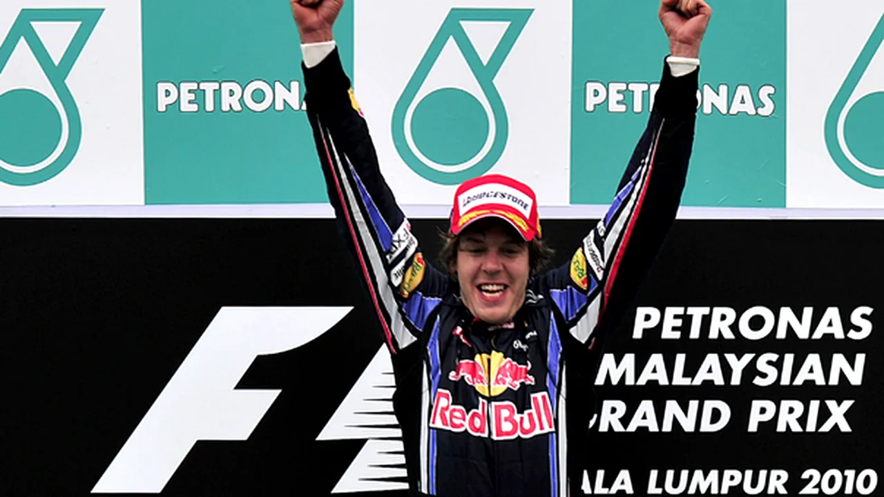 Vettel câştigă Marele Premiu al Malaysiei