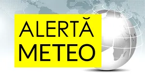 ANM: Cod roşu de ploi şi vijelii în mai multe localităţi din două judeţe