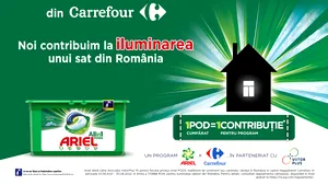 (P) POD cu POD luminezi o casă - campania Ariel şi Carrefour, în parteneriat cu ViitorPlus, se extinde într-o nouă comunitate