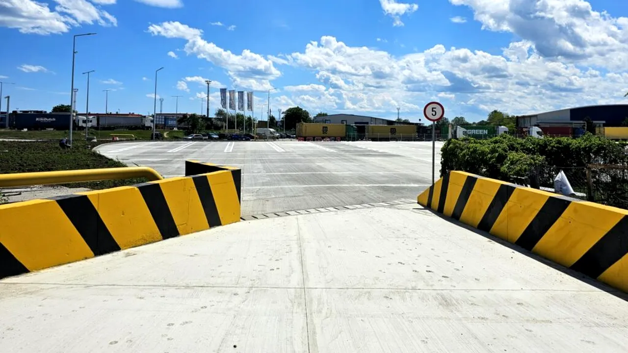 O nouă parcare pentru tiruri în zona porții 10 a Portului Constanța