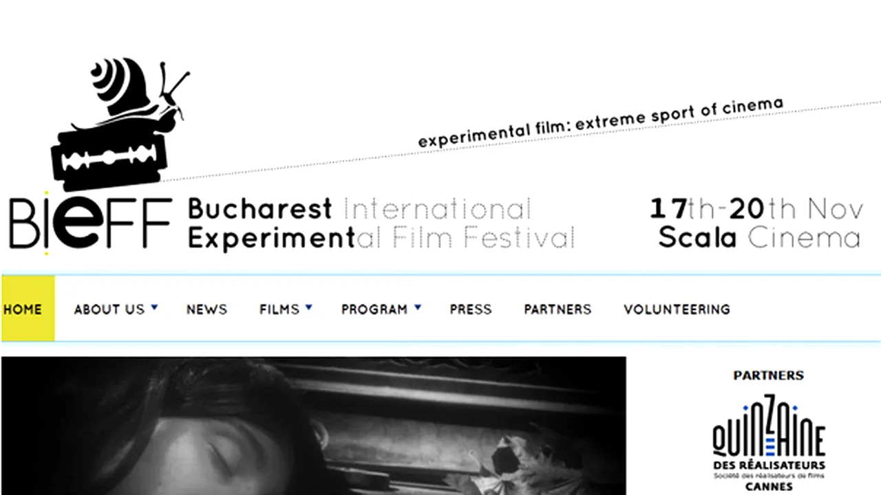 Festivalul Internaţional de Film Experimental, la Bucureşti. Cum pot fi înscrise proiectele