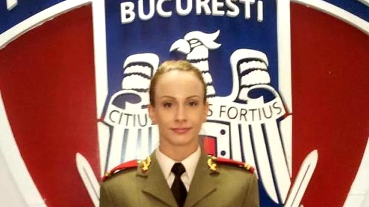 Gimnasta Sandra Izbaşa, cel mai tânăr ofiţer al Armatei României