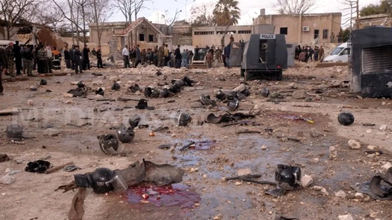 VIDEO: Cel puţin 25 de morţi, în două explozii produse în Siria - GALERIE FOTO