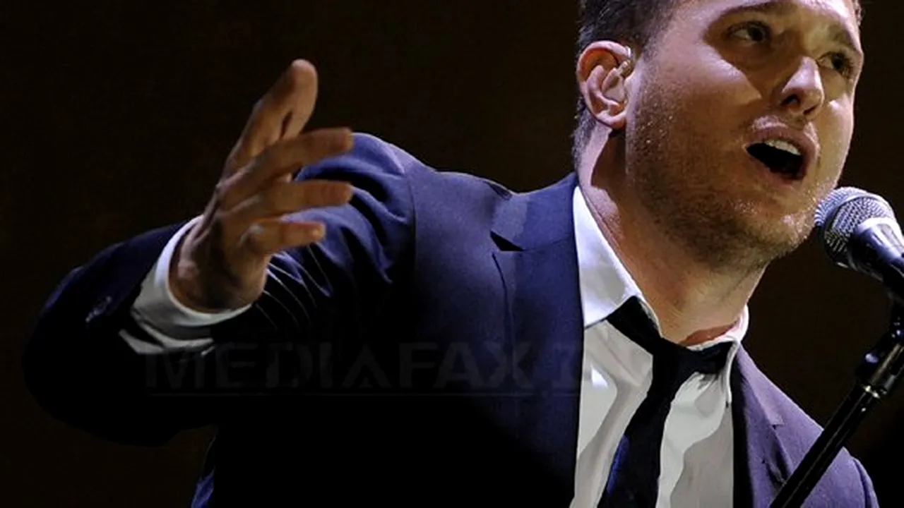 Cântăreţul Michael Buble vorbeşte despre starea fiului său diagnosticat cu cancer