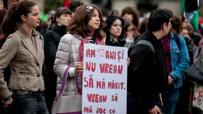 GALERIE FOTO „Împreună pentru Siguranța Femeilor”, marș organizat în București și alte nouă orașe. Ce cer manifestanții
