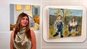 Artista americană Catherine Webb a vernisat expoziția 
