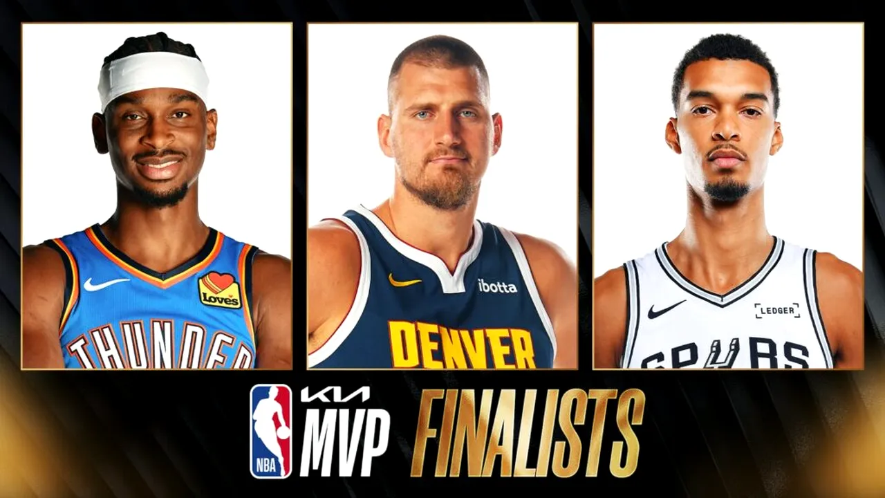 Trei baschetbaliști din afara Statelor Unite ale Americii, finaliști pentru titlul de MVP în NBA