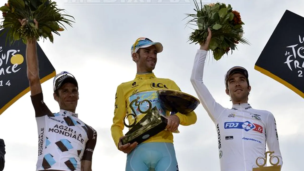 Preşedintele Franţei i-a felicitat pe cicliştii Jean-Christophe Peraud şi Thibaut Pinot