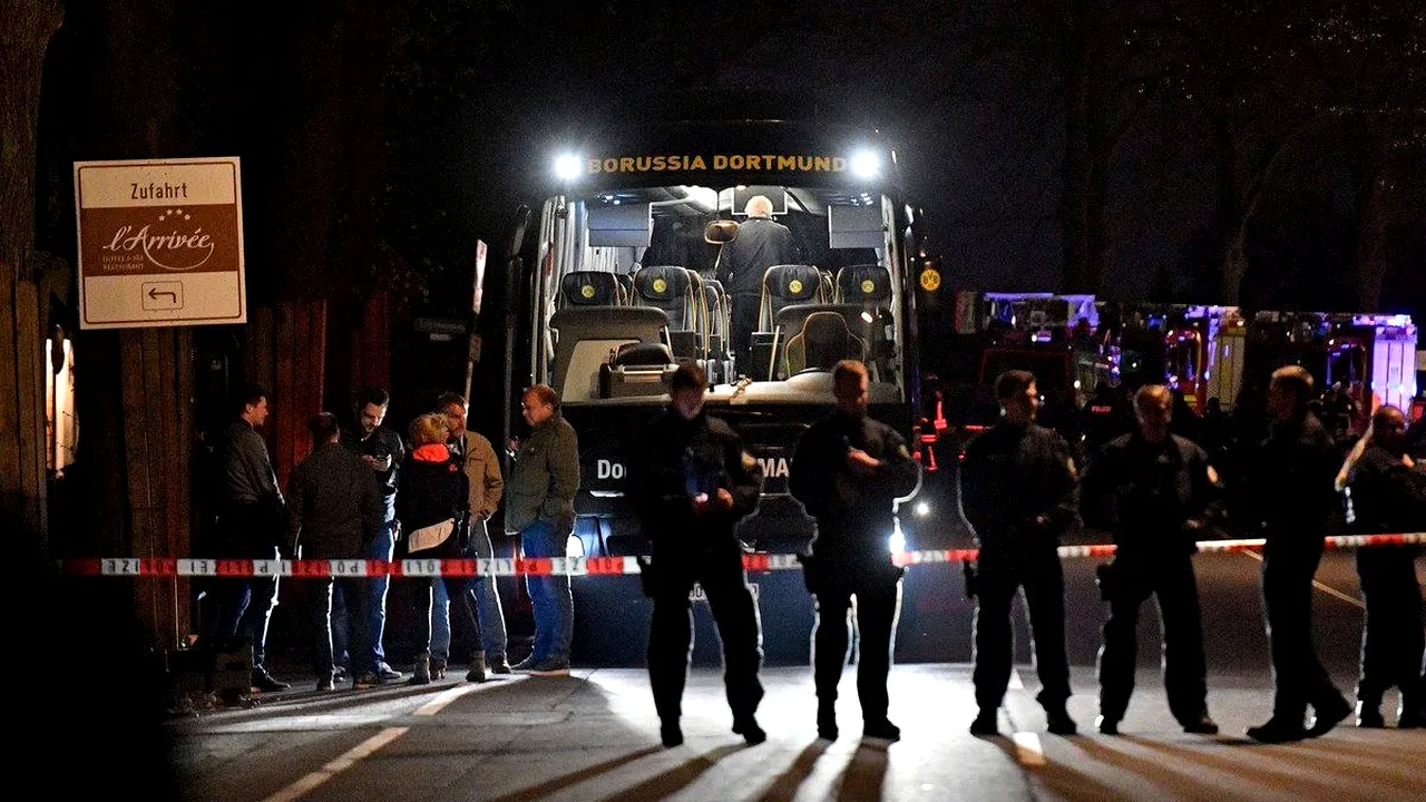 FOTO Fotbalistul rănit în atacul din Dortmund a fost operat. Poliţia încearcă, în continuare, să afle cine a pus dispozitivele explozive