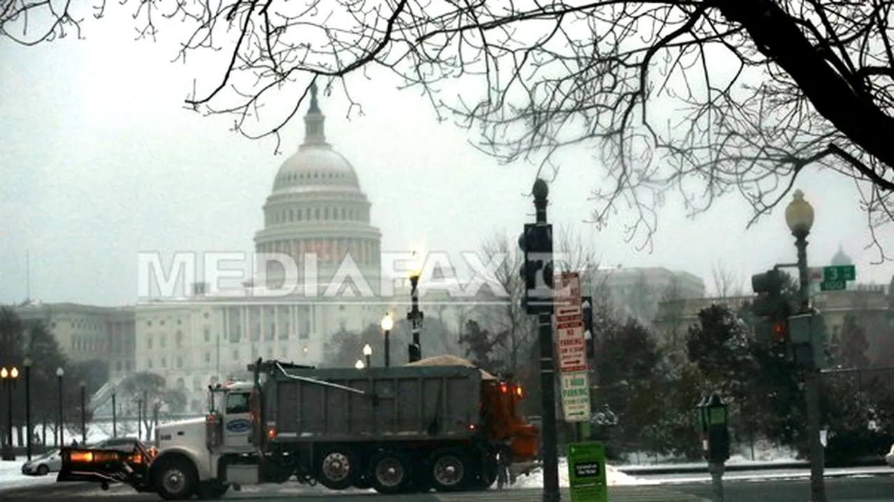 O nouă furtună de zăpadă afectează Washingtonul, după ce a traversat sud-estul SUA