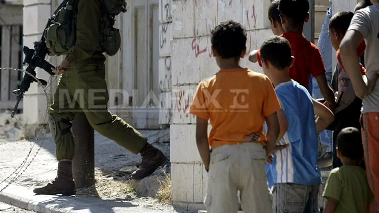 UNICEF: Copii palestinieni sunt supuşi la rele tratamente în sistemul militar israelian de detenţie