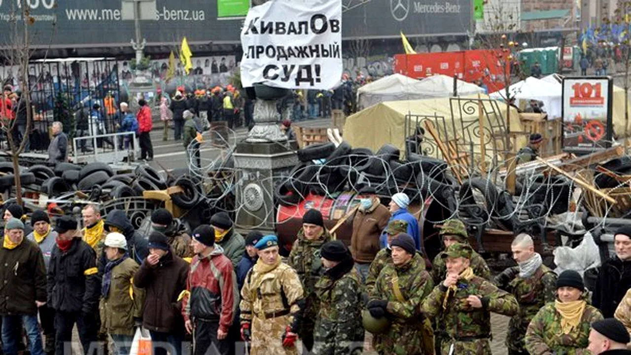 Opozanţii ucraineni se mobilizează în pofida noilor legi opresive