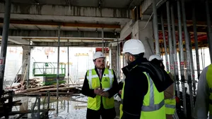 Lucrările la Centrul de Mari Arși Copii din Capitală, progres în procent de 40%