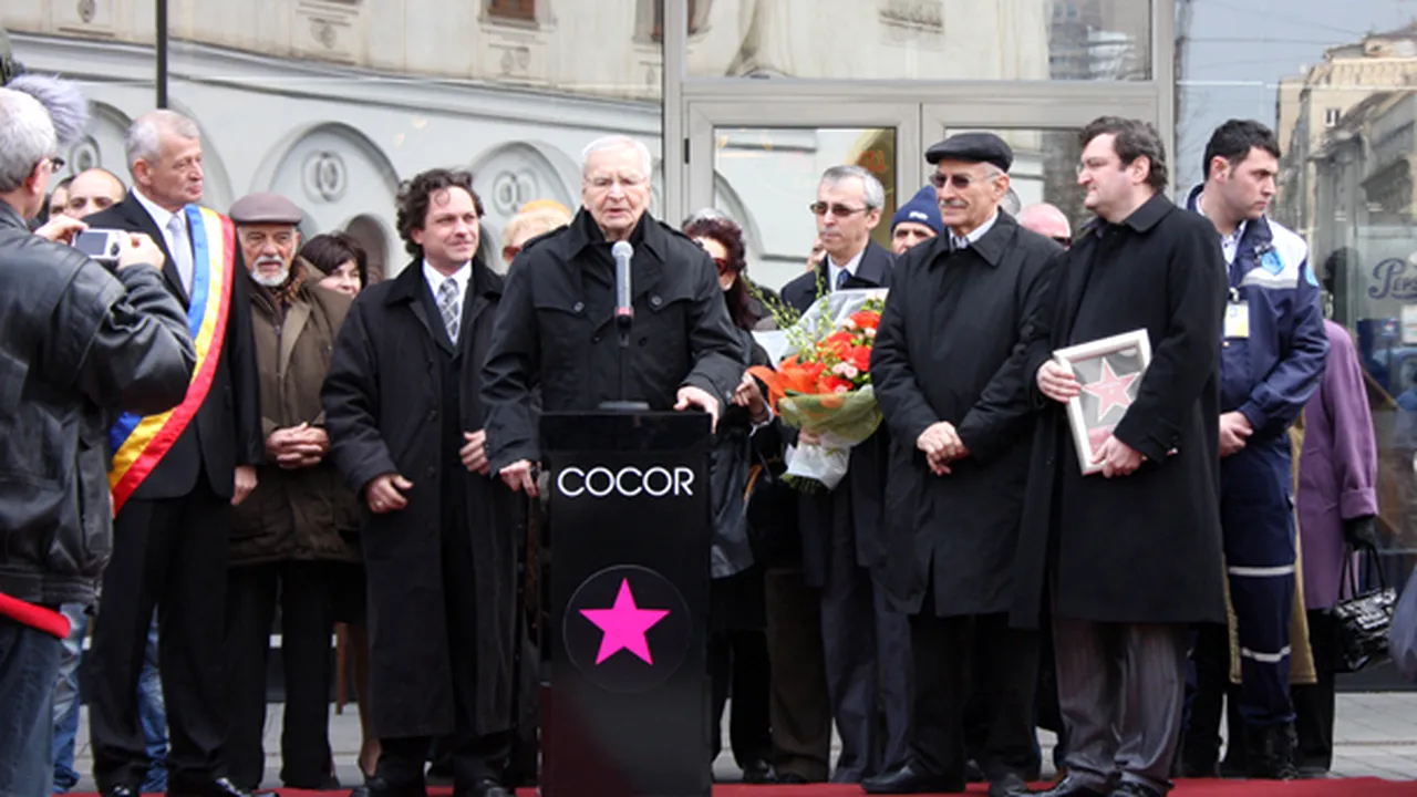 Radu Beligan a primit o stea pe Walk of Fame de Ziua Mondială a Teatrului