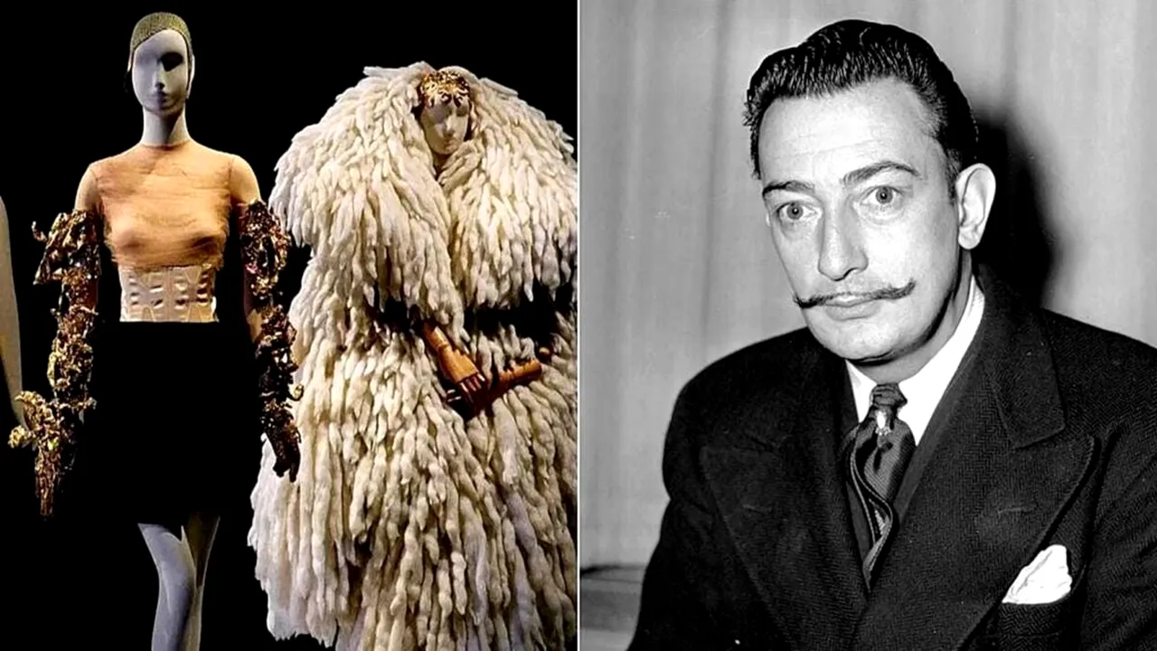De la pantoful pe cap la Dior. Expoziția care dezvăluie secretul dintre Salvador Dalí și modă
