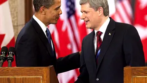 O ladă de bere, miza unui pariu între Barack Obama şi premierul canadian