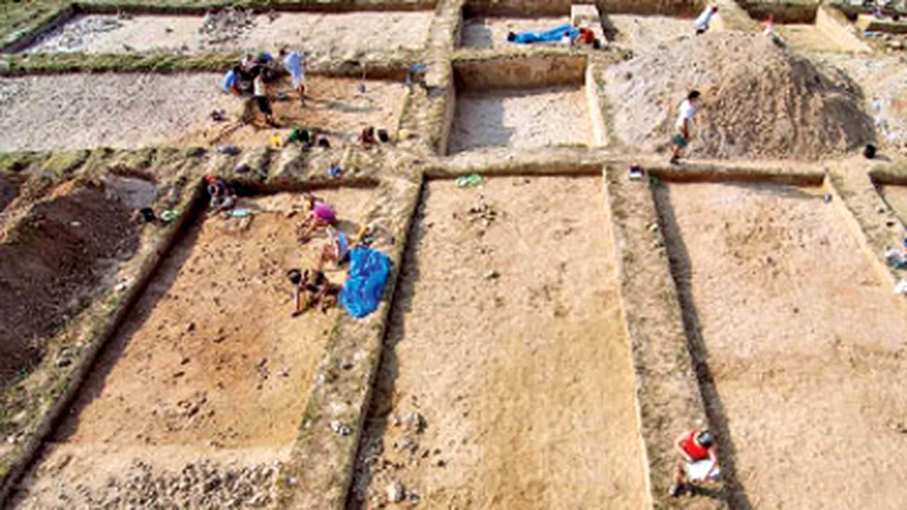 Drum de piatră din epoca bronzului, descoperit în Maramureş