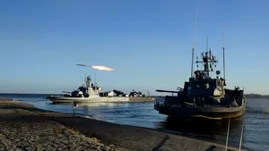 Exerciţii militare în Delta Dunării