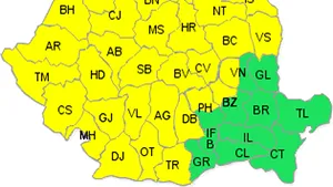 Romanian Meteorologists Issue Code Yellow Warning For Rain, Storm