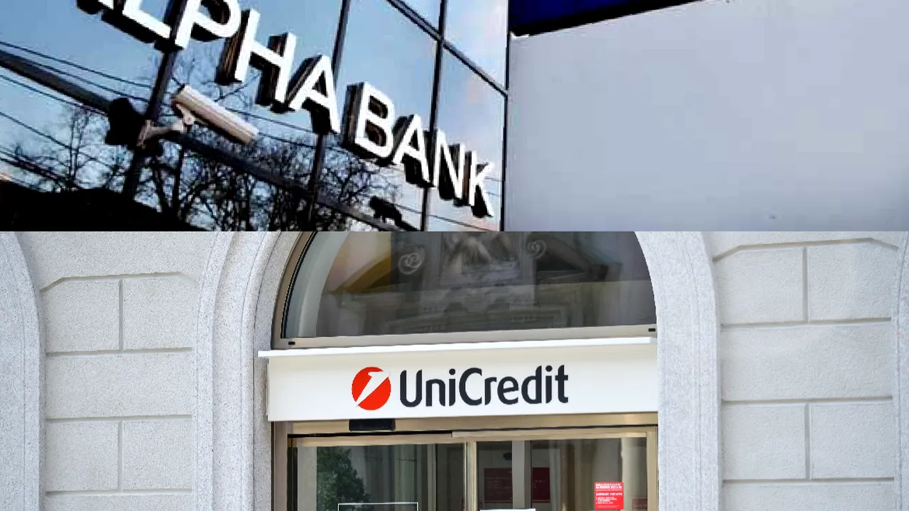 Alpha Bank România şi UniCredit Bank fuzionează. Se naşte a treia cea mai mare bancă din România. Tranzacţie de sute de milioane de euro,